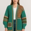 Cardigan Vert au Crochet